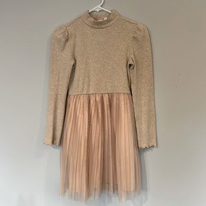 Soft rose tulle dress